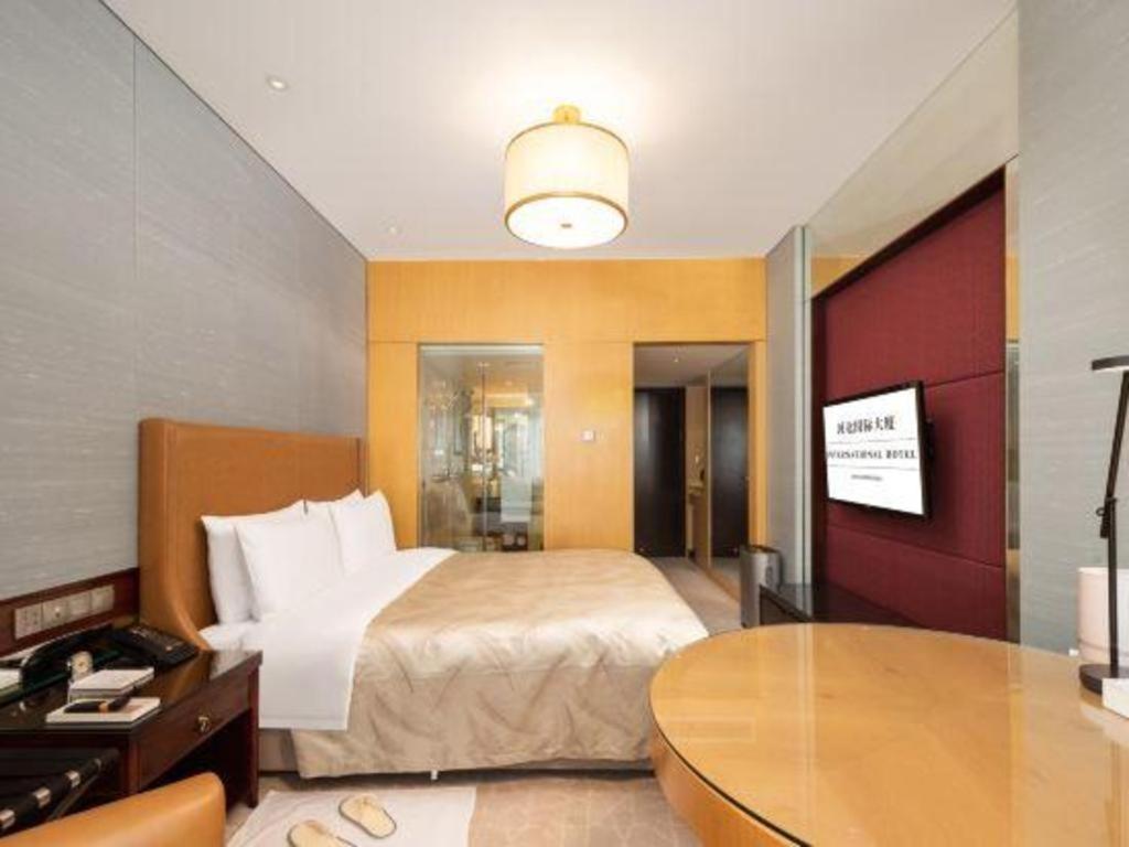 Shijiazhuang International Building Hotel Exteriör bild