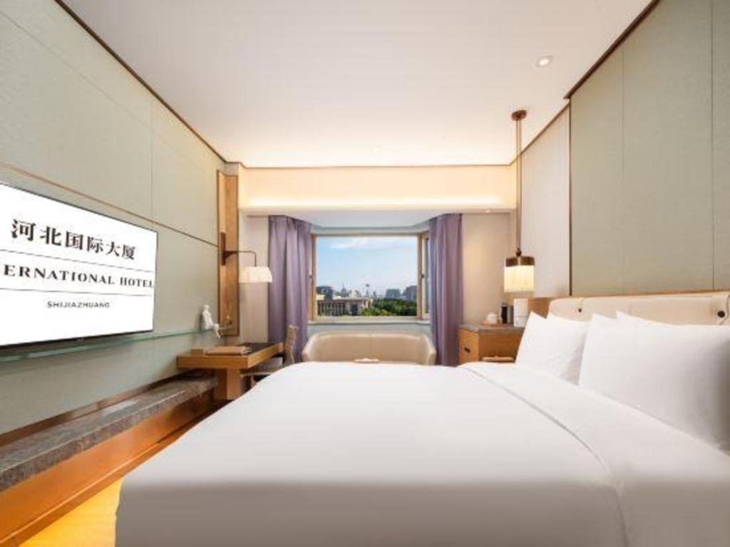 Shijiazhuang International Building Hotel Exteriör bild