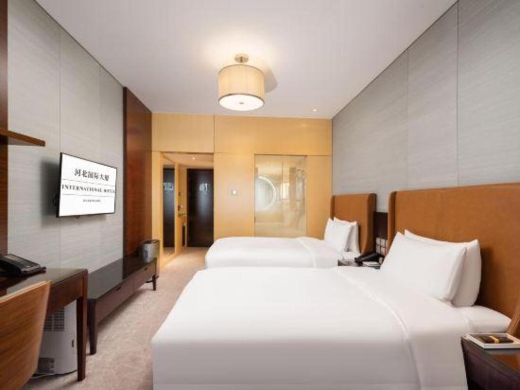 Shijiazhuang International Building Hotel Exteriör bild