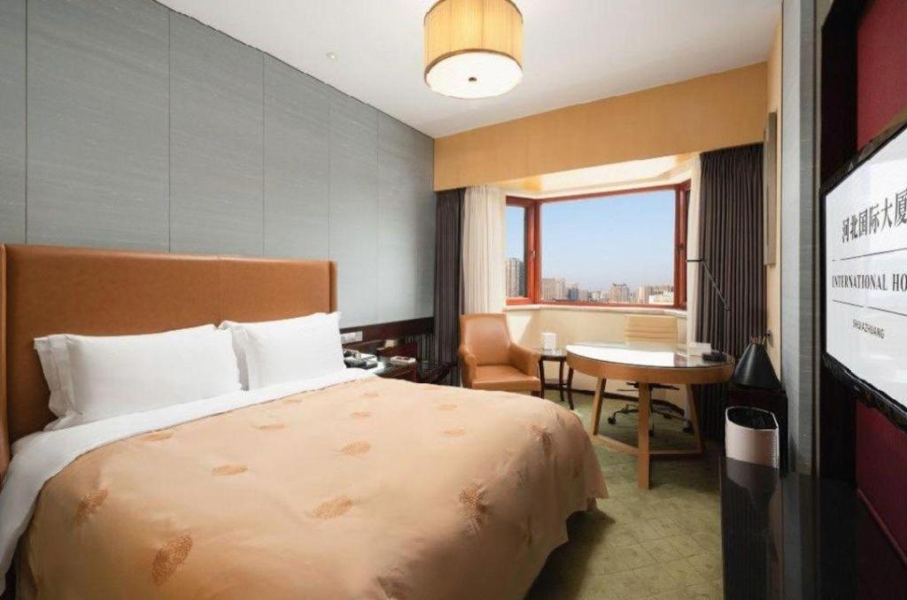 Shijiazhuang International Building Hotel Exteriör bild