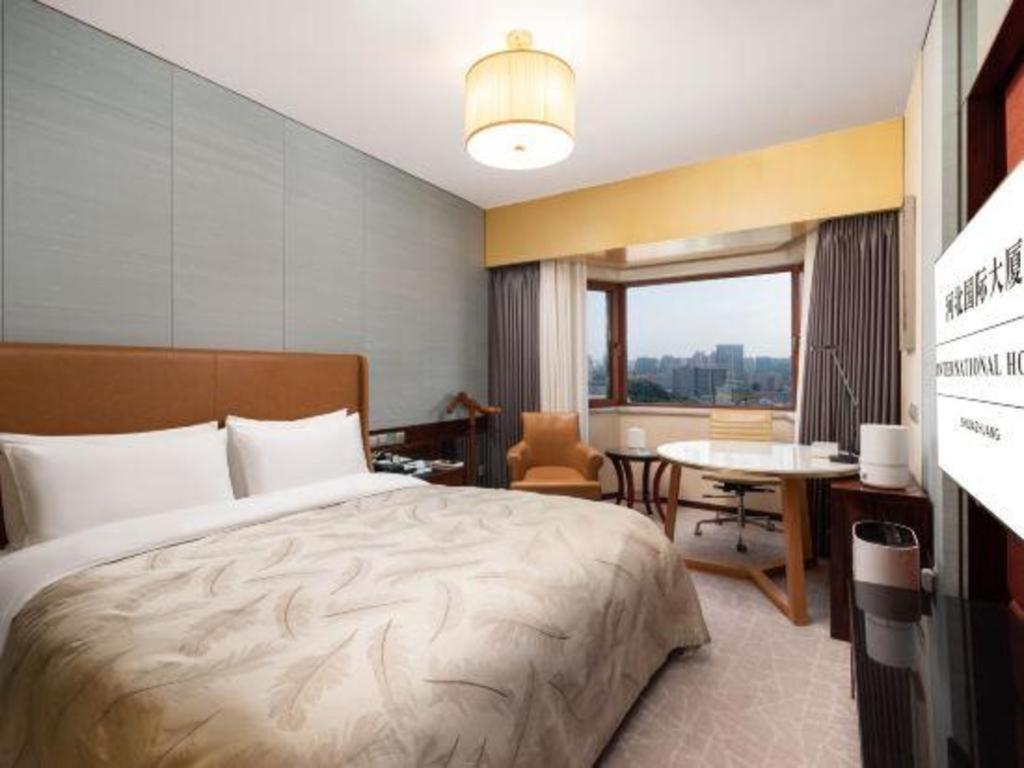 Shijiazhuang International Building Hotel Exteriör bild